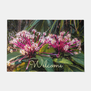 Clerodendrum Sternexplosion Blume Door Mat Fußmatte
