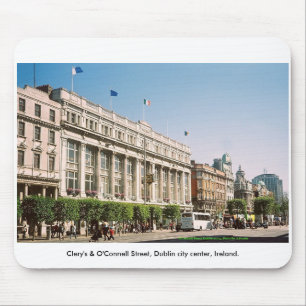 Clery's & O'Connell St. Dublin City Irland Mousepad
