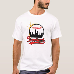 Cleveland Baseball T - Shirt Skyline