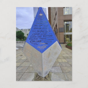 Cleveland blue - Memorial Plaza Postkarte