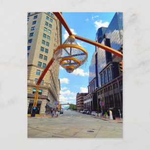 Cleveland Chandalier at Playhouse Square Postkarte