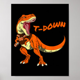 Cleveland-Dinosaurier-Tyrannosaurus-Rex-Fuß berühr Poster