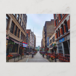 Cleveland downtown postkarte