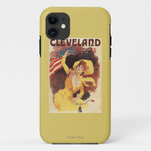 Cleveland Fahrräder American Girl in Gelb Case-Mate iPhone Hülle