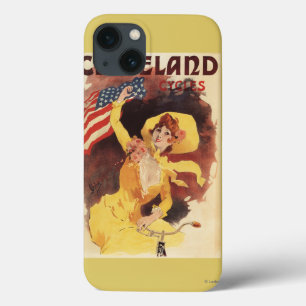 Cleveland fährt amerikanisches Mädchen im Gelb rad iPhone 13 Hülle