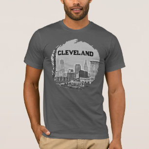 Cleveland Foto Art Skyline T-Shirt