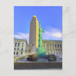 Cleveland - Fountain of Eternal Life Postkarte
