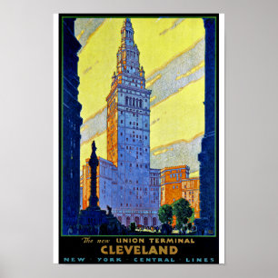 Cleveland Gewerkschaft Terminal Poster