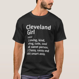 Cleveland Girl Tx Texas Funny City Zuhause Roots T-Shirt