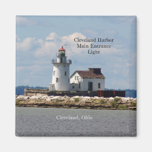 Cleveland-Hafen-Haupteingangs-Lichtmagnet Magnet