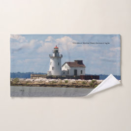 Cleveland Harbour Haupteingang Leichtes Handtuchha Badhandtuch Set