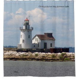 Cleveland Harbour Haupteingang Lichtdusche Curtai Duschvorhang