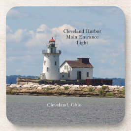 Cleveland Harbour Main Eintritt Light Untersetzer