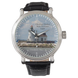 Cleveland Harbour Main Eintritt Lightwatch Armbanduhr