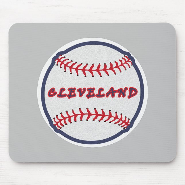 Cleveland Heimat Indischer Stamm für Baseball Fans Mousepad (Vorne)