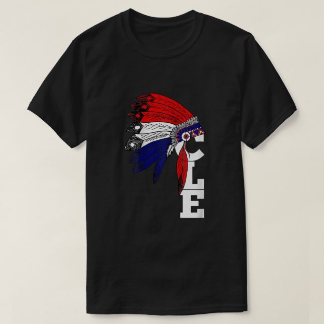 Cleveland Iroqios Indian Tribe Shirt für Männer Fr (Design vorne)