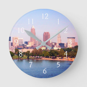 Cleveland Lakeview Runde Wanduhr