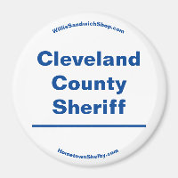 Cleveland Landkreis Sheriff Magnet