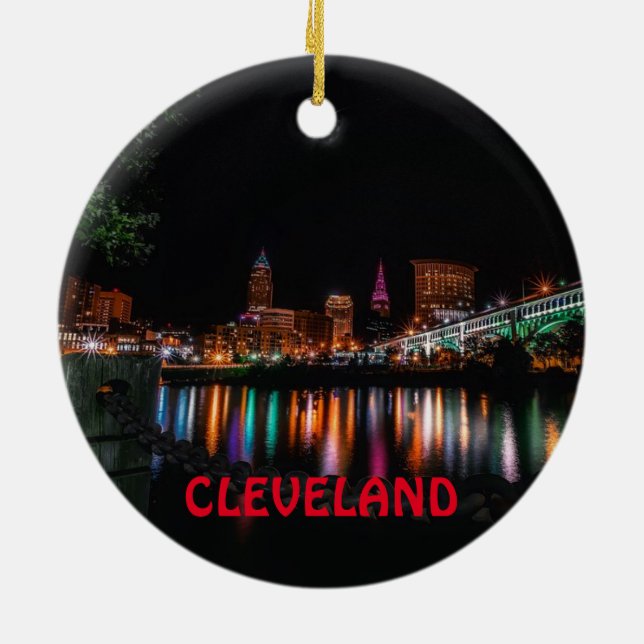 Cleveland Landschaftliche Weihnachtsschmuck (Hinten)