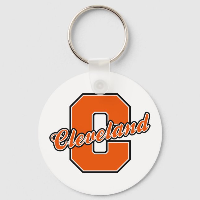 Cleveland Letter Schlüsselanhänger (Vorderseite)