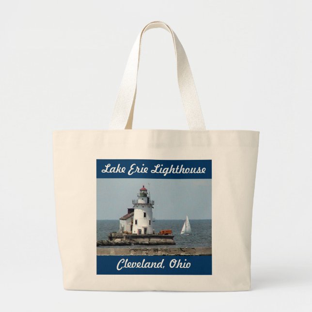 Cleveland Lighthouse Bag Jumbo Stoffbeutel (Vorne)