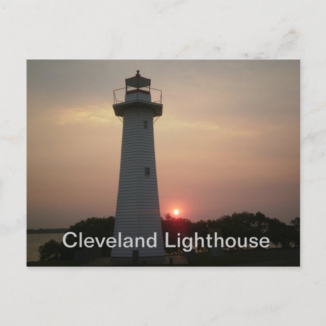 Cleveland Lighthouse Postkarte (Vorderseite)