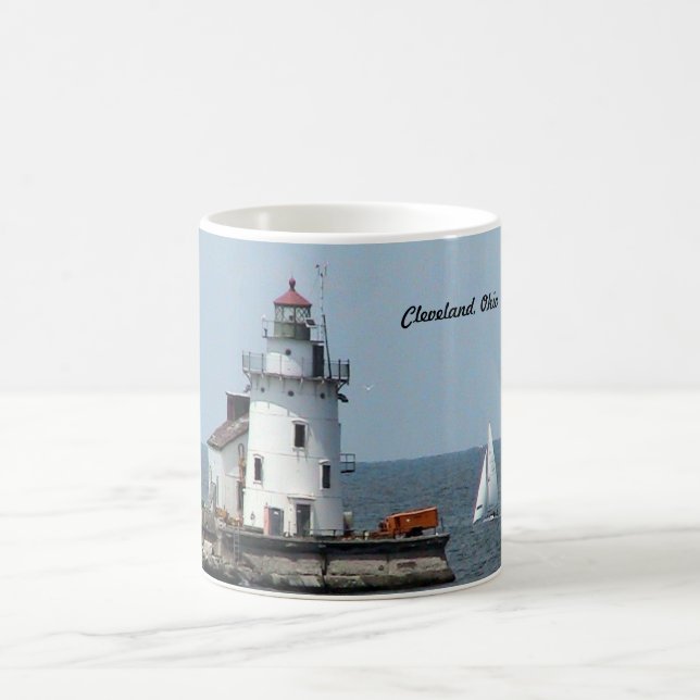 Cleveland Lighthouse (Sommer)Tasse Kaffeetasse (Mittel)
