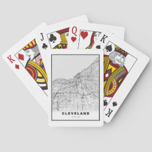 Cleveland Map Spielkarten