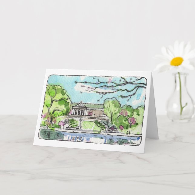 Cleveland Museum of Art Faltded Grußkarte Karte (Kleine Pflanze)