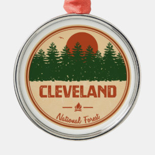 Cleveland National Forest Ornament Aus Metall