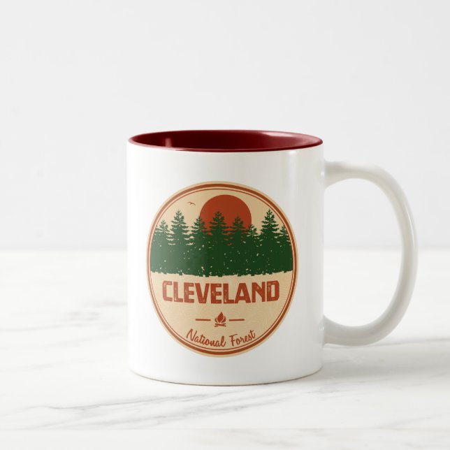 Cleveland National Forest Zweifarbige Tasse (Rechts)