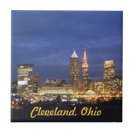 Cleveland Night Lights Tile Fliese