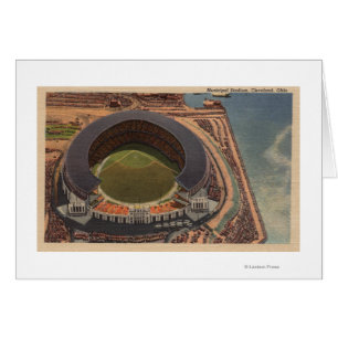 Cleveland, OH- - Antenne des städtischen Baseballs
