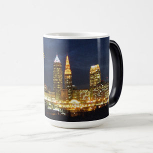 Cleveland, OH Nachtlicht Morphing Tasse
