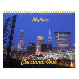 Cleveland OH Skyline Views Calendar Kalender