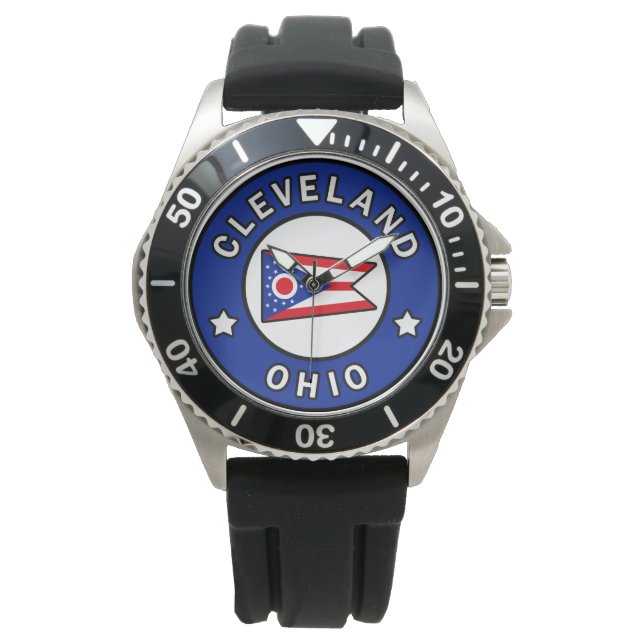 Cleveland Ohio Armbanduhr (Vorderseite)