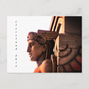 Cleveland Ohio Art Deco (Vertikal) Postkarte
