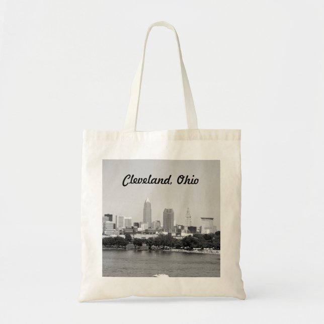 Cleveland, Ohio Black and White Tasche (Vorne)