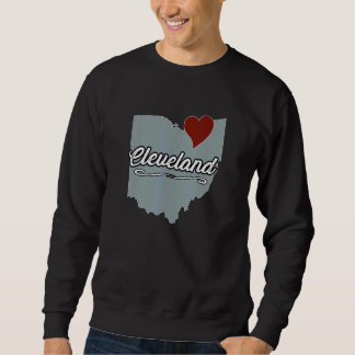 CLEVELAND Ohio C Stadt OH Stadt Staat USA  Niedlic Sweatshirt