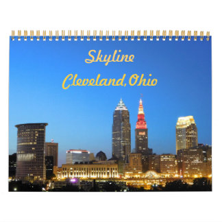 Cleveland Ohio City Skyline-Kalender Kalender