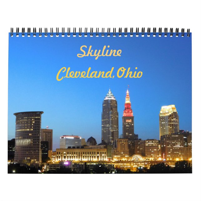Cleveland Ohio City Skyline-Kalender Kalender (Titelbild)