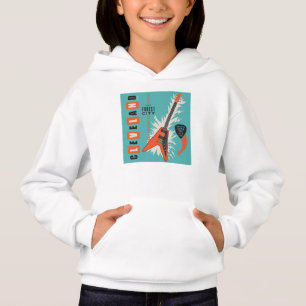 Cleveland Ohio   Elektrische Gitarre Hoodie