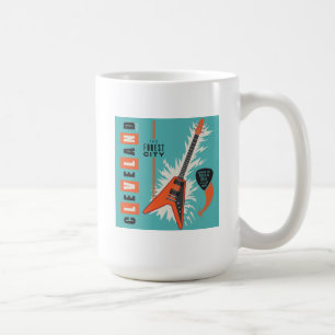 Cleveland Ohio Elektrische Gitarre Kaffeetasse