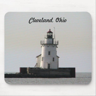Cleveland Ohio Harbour Lighthouse Mousepad