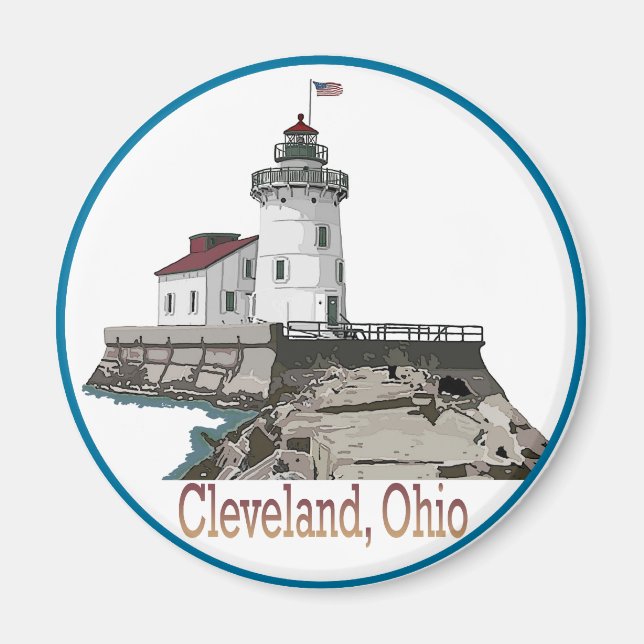 Cleveland Ohio Magnet (Vorne)