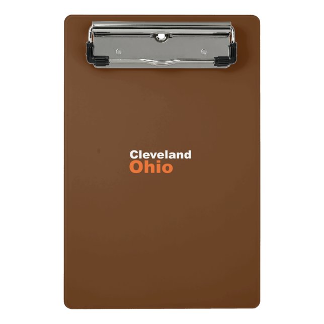Cleveland, Ohio Mini Clipboard Klemmbrett (Vorderseite)