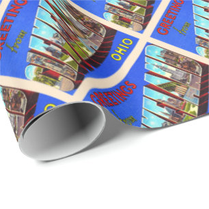 Cleveland Ohio OH Vintage Postkarte für Großbuch Geschenkpapier