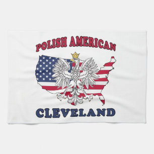 Cleveland Ohio Polish Geschirrtuch