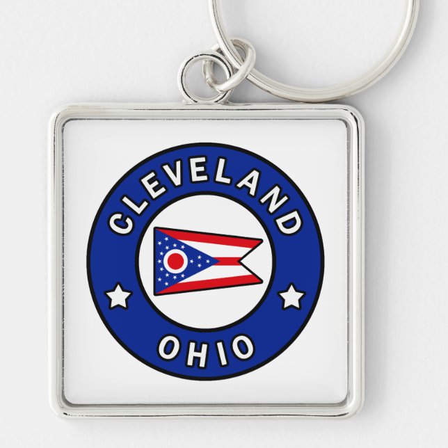 Cleveland Ohio Schlüsselanhänger (Vorne)