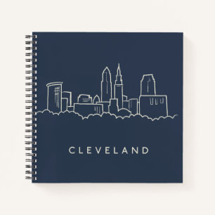 Cleveland Ohio Skyline Notizbuch